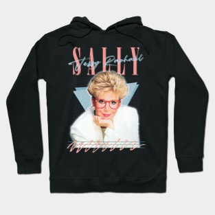 Sally Jessy Raphael / Vintage Look 90s Style Design Hoodie